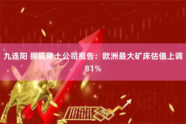 九连阳 挪威稀土公司报告：欧洲最大矿床估值上调81%